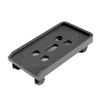 AHOYE 滾輪移動式主機架, 黑色, 1個