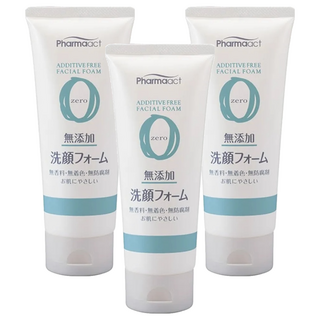 KUMANO 熊野油脂 無添加洗面乳，泡沫細膩，不使用香料、色素或防腐劑, 130g, 3條