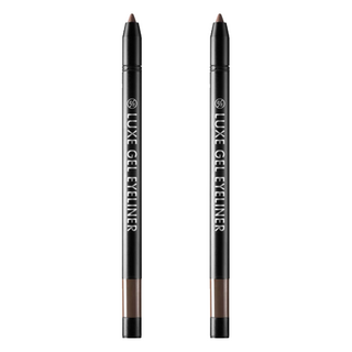 RiRe LUXE 防水不暈染 亮采旋轉式眼影眼線膠筆, Dark Brown, 2件