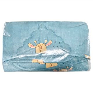 天絲兒童睡墊 幼稚園睡墊 嬰兒睡墊, 萌寵樂園 綠色, 1個, 1入