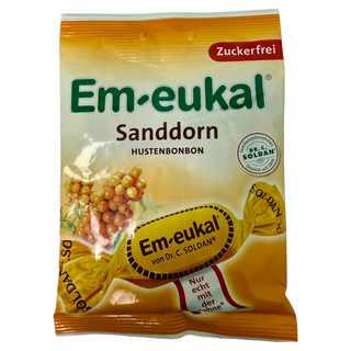 DR.C.SOLDAN 潤喉糖 沙棘果糖 無糖, 1個, 75g