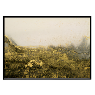 掛畫 金色山脈II APAD4659B, 黑色