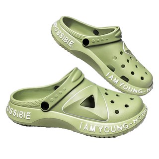 踩屎感潮流兩用厚底涼拖鞋 EVA材質