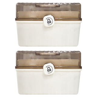 大容量透明手提醫藥箱 32 x 21 x 22cm, 2個