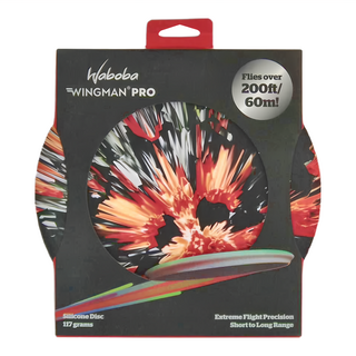 Waboba Wingman Pro 飛行距離超過60米 柔軟矽膠飛盤, 鳳凰, 1個