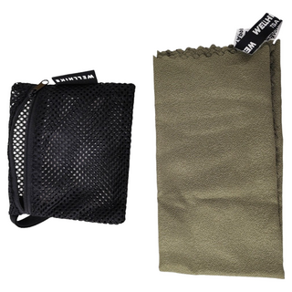 WellHike 玩客 戶外用速乾毛巾 400 x 400mm, 軍綠色, 1條