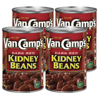 Van Camp's 紅腰子豆 深紅色 素食可食, 425g, 4罐