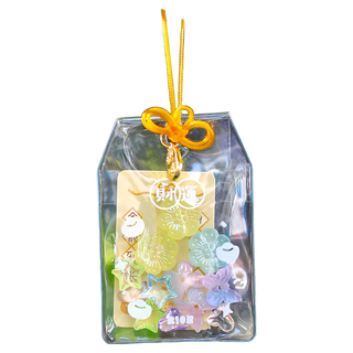 CARD LOVER 信的戀人 幸運琉璃結 御守, 財運 透明色, 1個