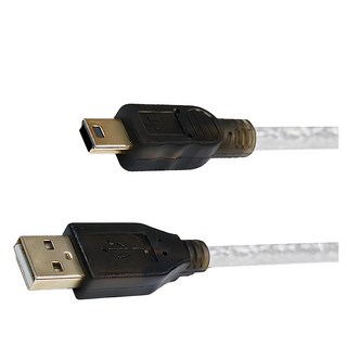 i-gota 愛購它 專業級高速傳輸線 USB A公 to Mini 5pin 抗干擾磁環 480Mbps傳輸速度, 1.8m, 鍍金頭 + 鐵粉心, 1條