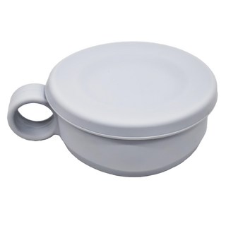 SiliPot 白金矽膠摺疊杯 - 耐冷耐熱 不含雙酚A 洗碗機適用, 灰色, 250ml, 1個