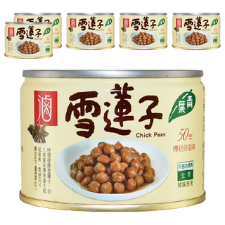 青葉 滷雪蓮子 全素 開罐即食, 170g, 6罐