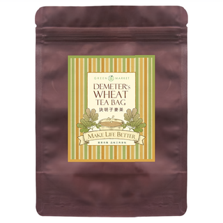 GreenMarket 菓青市集 決明麥茶三角茶包, 無咖啡因, 天然草本, 方便沖泡, 1包, 10個, 6g