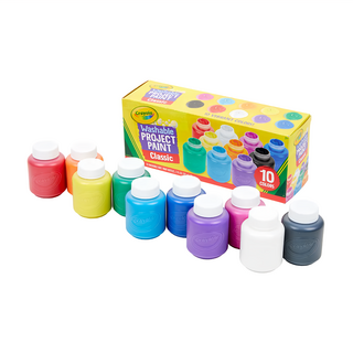 Crayola 繪兒樂 可水洗兒童顏料, 59ml, 10色