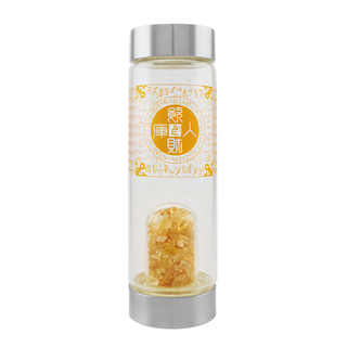 命運好好玩 湯鎮瑋 飲財入庫黃水晶隨身杯, 黃水晶, 600ml, 1個