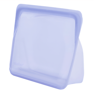 stasher 站站 矽膠密封袋 Pinch-loc專利密封技術 100%食品級白金矽膠 耐高溫至218°C 耐低溫至-40°C, 21.59 x 17.78 x 8.89cm, 1個