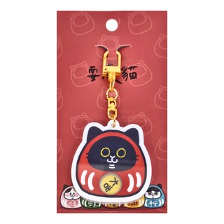 SF 動動 壓克力吊飾, 紅達摩款, 1個