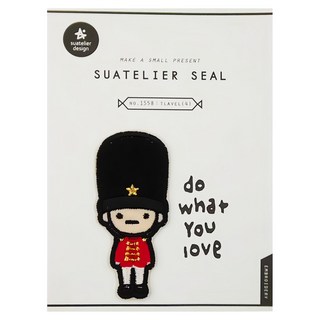 suatelier design JR刺繡貼 TLAVEL(4) 刺繡貼紙, 9, 1個