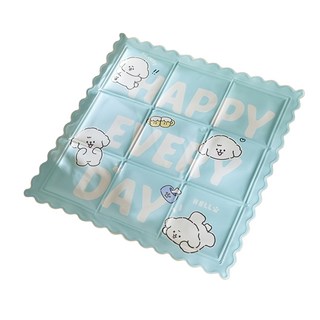 西格傢飾 卡通雙面凝膠冰墊, 樂園狗 藍色