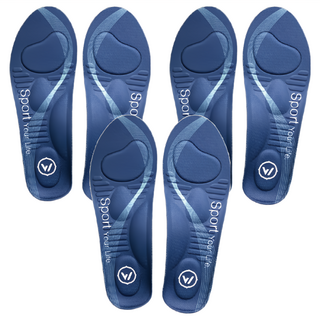 WOAWOA 零重力足弓3D減壓鞋墊 防霉 抗菌 除臭 吸汗 POLIYOU鞋墊材質 3雙入