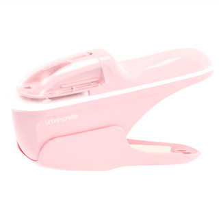 urban prefer PIN 無針釘書機 8張 檸檬粉色, 櫻花粉, 1個