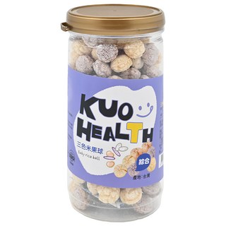 郭老師 三色米果球, 嚴選自然食材 無添加 適合8個月以上寶寶, 1罐, 40g, 綜合