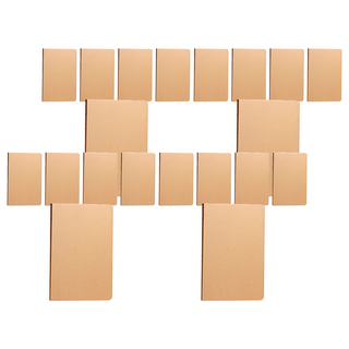 小麥購物 筆記本 A4 空白 147g, E117, 20本