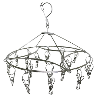 時尚不鏽鋼曬衣架 YS-0867, 圓型 銀色