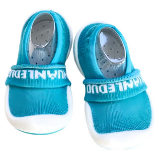 KACAKID 透氣手工嬰兒鞋 輕量化設計, 13.5cm, 湖水藍