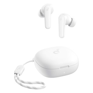 soundcore R50i 藍牙耳機，自動降噪技術，AI通話技術，22種EQ調音選項，單次使用時間可達10小時，IPX5防水, A3949, 白色