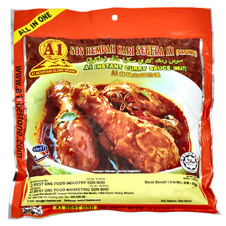 地球山标 A1牌 南洋風味肉類咖哩醬料 230g, 1包