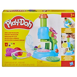 Hasbro 孩之寶 Play-Doh 培樂多 小小科學家顯微鏡遊戲組, 284g, 1盒, 多色