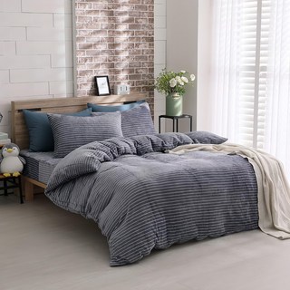 Ishur 伊舒爾 法蘭絨床包枕套三件組