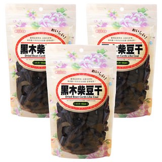 惠香 黑木柴豆干 軟中帶Q 微辣 純素, 300g, 3包