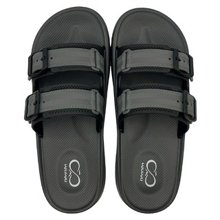 WUWU 冒險家雙帶厚底拖 MA072 41, 265mm, 灰色