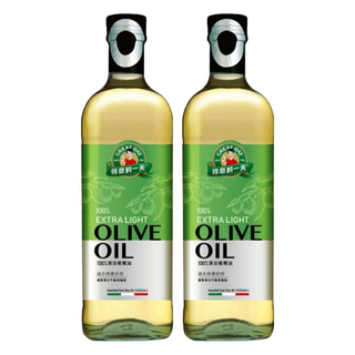 得意的一天 100%清淡橄欖油，義大利原裝進口，含78%單元不飽和脂肪酸, 1L, 2瓶