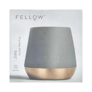 FELLOW Joey 雙層陶瓷馬克杯, 8oz (227ml), 黑色, 1個