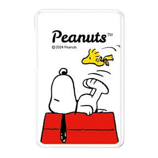 MING JENN 明震 史努比 20W PD超薄磁吸無線快充行動電源 5000mAh, PSN-140, 紅屋款 珍珠白