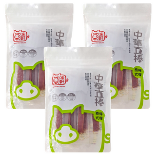 萬味軒 中華直棒 泰式檸檬豬肉乾, 120g, 3袋