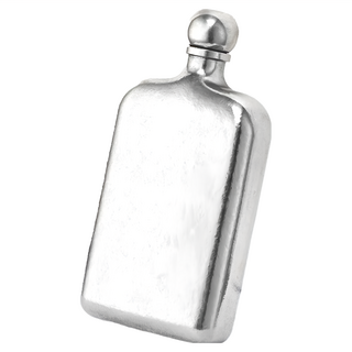 TEMPEST 純鈦俄羅斯酒壺, 226ML, 俄羅斯風格圓蓋, 14.5 x 7 x 2.23cm, 1個