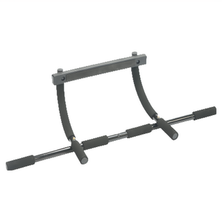 新型多功能門上單槓 平穩 易安裝, 98 x 47cm, 黑色