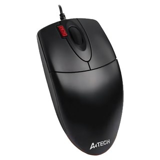 A4TECH 雙飛燕 OP-620D 針光光學滑鼠 1000DPI USB, A4MS-OP620DU, 黑色