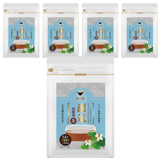 漢茶道 漢方草本茶包 漢茶叁號 潤氣魚腥草茶, 4g, 14包, 5袋