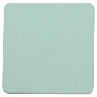 收納王妃 珪藻土方型杯墊, 綠色, 10個