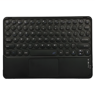 HONG JIN 宏晉 觸控板藍牙鍵盤, B415, 黑色