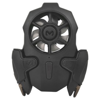 中國 MeMO 吃雞神器手機散熱風扇+連點器 (AK03), 變形手柄輔助器, 1個, 黑色