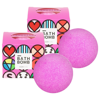 COACOS 泡泡浴球(草莓) 140克, 140g, 2顆