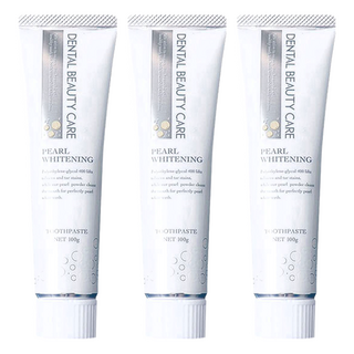 DENTAL BEAUTY CARE 潔白護理牙膏, 100g, 法國國際生態中心認證, 生態農場的有機天然植物精華, 3條