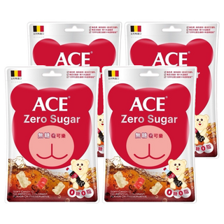 ACE 無糖Q可樂軟糖 比利時進口 無六大過敏原, 220g, 4包