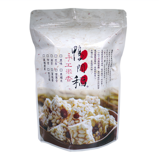 鴨間稻 手工米香 原味白米 120g 全素vegan, 1包
