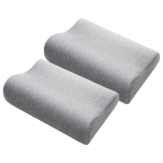 comet 記憶棉頸椎枕, 2個, 灰色